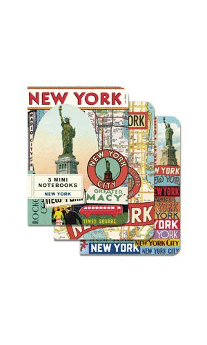New York: set de 3 mini libretas