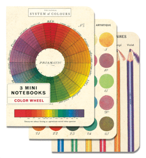 Color Wheel: set de 3 mini libretas