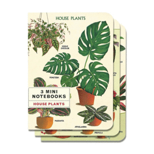 House Plants: set de 3 mini libretas