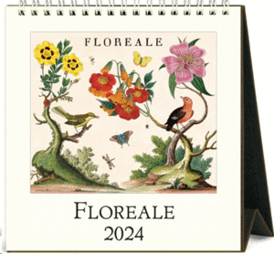Floreale: calendario de escritorio 2024