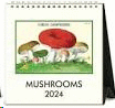 Mushrooms: calendario de escritorio 2024