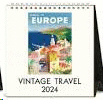 Vintage Travel: calendario de escritorio 2024