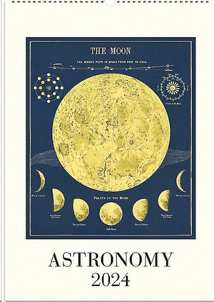 Astronomy: calendario de pared 2024