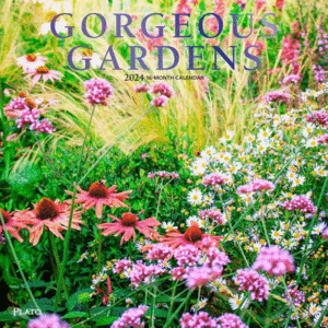 Gorgeous Garden, 16 Month: calendario de pared 2024