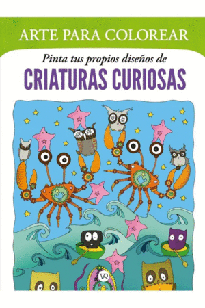 Arte para colorear: Pinta tus propios diseños de criaturas curiosas