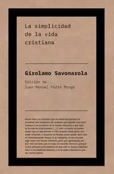 Simplicidad de la vida cristiana, La