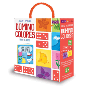 Domino colores, dominó: juego de 28 fichas