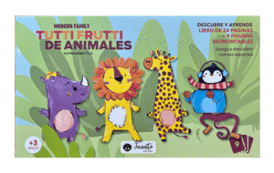 Tuttifrutti de animales: juego de figuras intercambiables