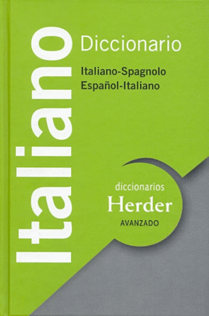 Diccionario avanzado Español-Italiano / Italiano-Spagnolo