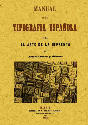 Manual de la tipografia Española
