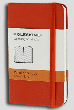 Moleskine Classic, Ruled, Red, Pocket, Soft: libreta