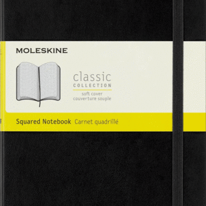 Moleskine Classic, Black, Large, Squared, Soft: libreta