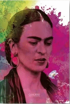 Libro diario Frida Khalo tinta