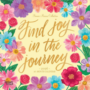 Bonnie Marcus, Find Joy in the Journey, Mini, 16 Month: calendario mini de pared 2026