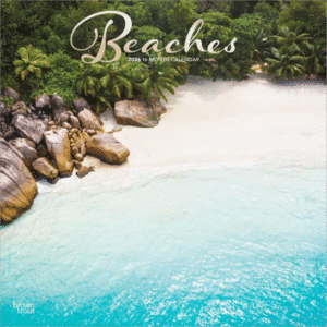 Beaches, 16 Month: calendario de pared 2026