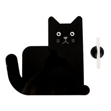 Meow, Black: pizarra magnética para refrigerador