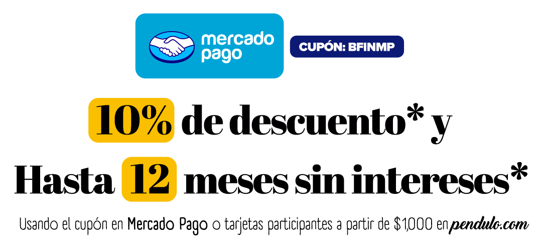 10% de descuento TC MercadoPago y 12 hasta MSI* 