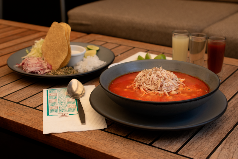 Chicken pozole