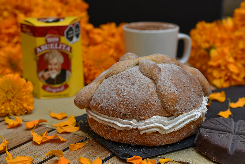 Pan de muerto chocolate abuelita