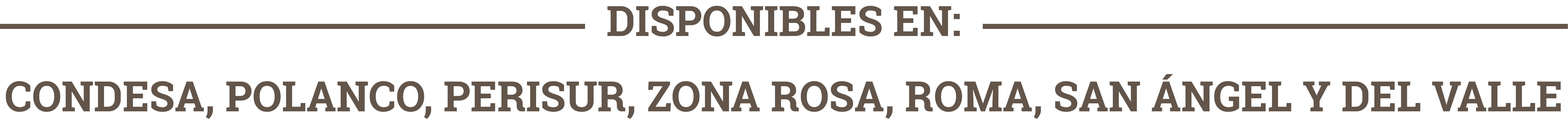 Condesa, Polanco, Zona Rosa, Roma, San Ángel Y Del Valle