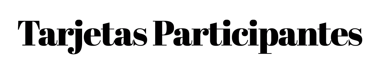 Tarjetas participantes