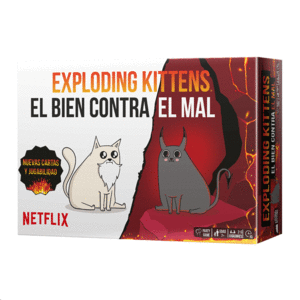 Exploding Kittens, el bien contra el mal: juego de mesa