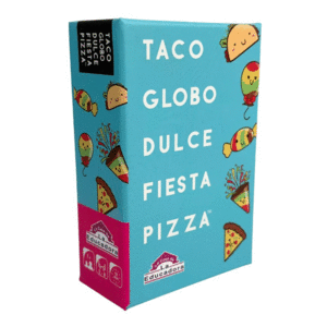 Taco, globo, dulce, fiesta, pizza: juego de mesa