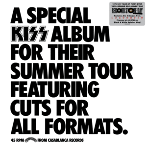 A Special Kiss Tour Album: Black & White Splattered Edition (LP)