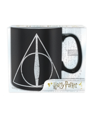 Harry Potter, Deathly Hallow, Mug: taza 16oz