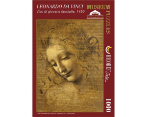 Leonardo Da Vinci, Rostro joven: rompecabezas 1000 piezas