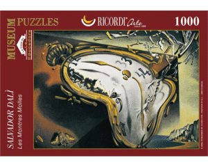 Salvador Dalí, Reloj flexible: rompecabezas 1000 piezas