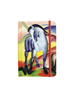 Blue Horses: libreta blanca (68015)