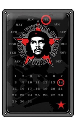 Che Guevara: calendario metálico (22117)