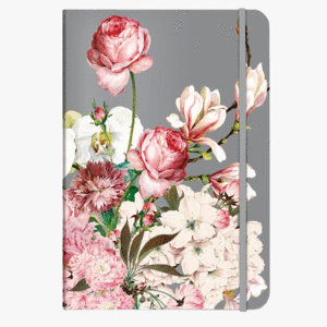 Cedon, Medium (A5), Dotted, Soft Cover, Bouquet Rose: libreta punteada