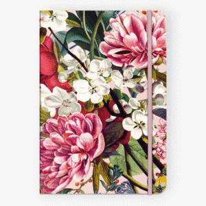 Cedon, Medium (A5), Dotted, Soft Cover, Full Impression, Blumengruss: libreta punteada