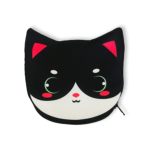 Gato negro kawaii: monedero