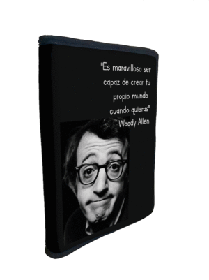 Woody Allen: portalibros de tela
