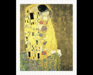 Gustav Klimt, The Kiss: rompecabezas de plástico 500 piezas