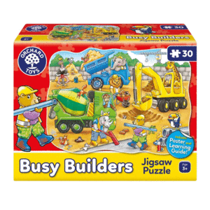 Busy Builders: rompecabezas 30 piezas