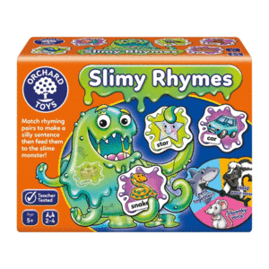 Slimy Rhymes: juego de mesa didáctico