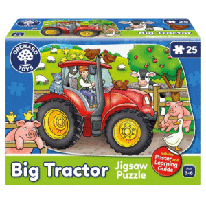 Big Tractor Jigsaw: rompecabezas 25 piezas