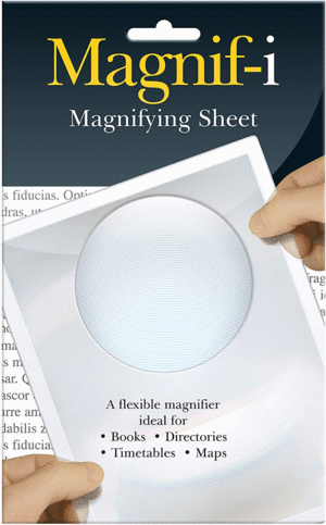Magnifyng Sheet: lupa