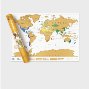 Scratch Map, Classic: mapa de viaje para rascar 84.1x59.4cm
