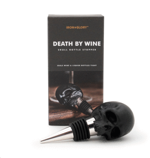 Death By Wine: tapón para botella