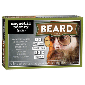 Beard Poet: kit de 200 palabras en magnetos (3108)