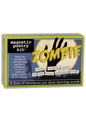 Zombie: kit de 200 palabras en magnetos (3119)
