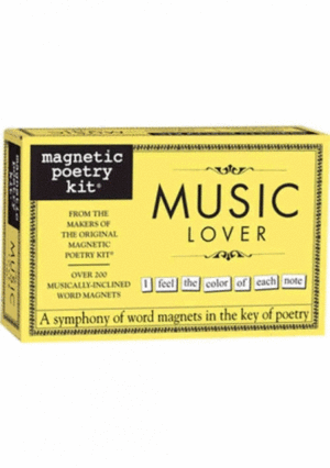 Music Lover: kit de 200 palabras en magnetos (3151)