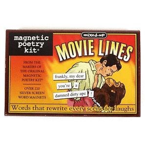 Movie Lines: kit de 200 palabras en magnetos (3154)