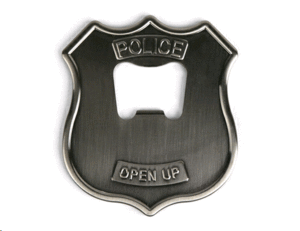 Police Badge: destapador (BO08)