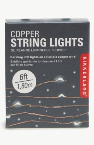 Copper String Battery Lights: guía de luces (LT00)